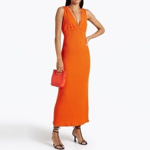 NWT Walter Baked Carmen Dress in Fire- Size Large